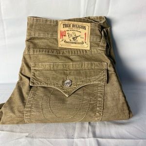 True Religion corduroy jeans size 34 men’s